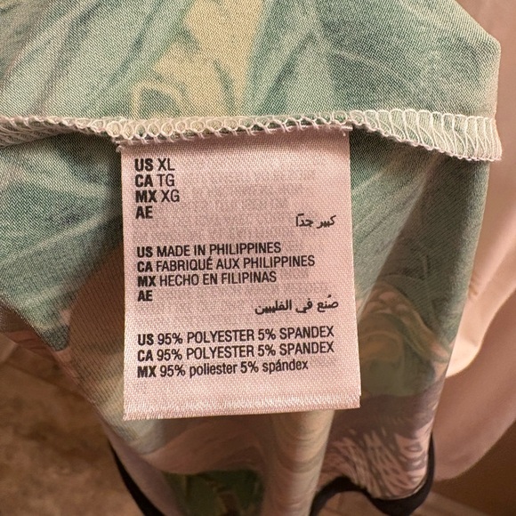 NWT JM Collection Tropical Retreat Blouse Palm Tree Print Women’s XL - Picture 10 of 11